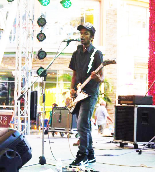 Jeshurun of C-FOUR-J performing Gospel Music Festival 2014